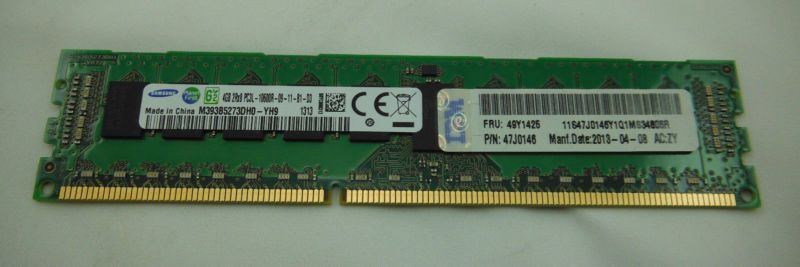 49Y1426 | Cisco |Ibm 2Gb Pc3-10600 Ddr3-1333Mhz Ecc Registered Cl9 240-Pin Dimm 1.35V Low Voltage Dual Rank Memory Module
