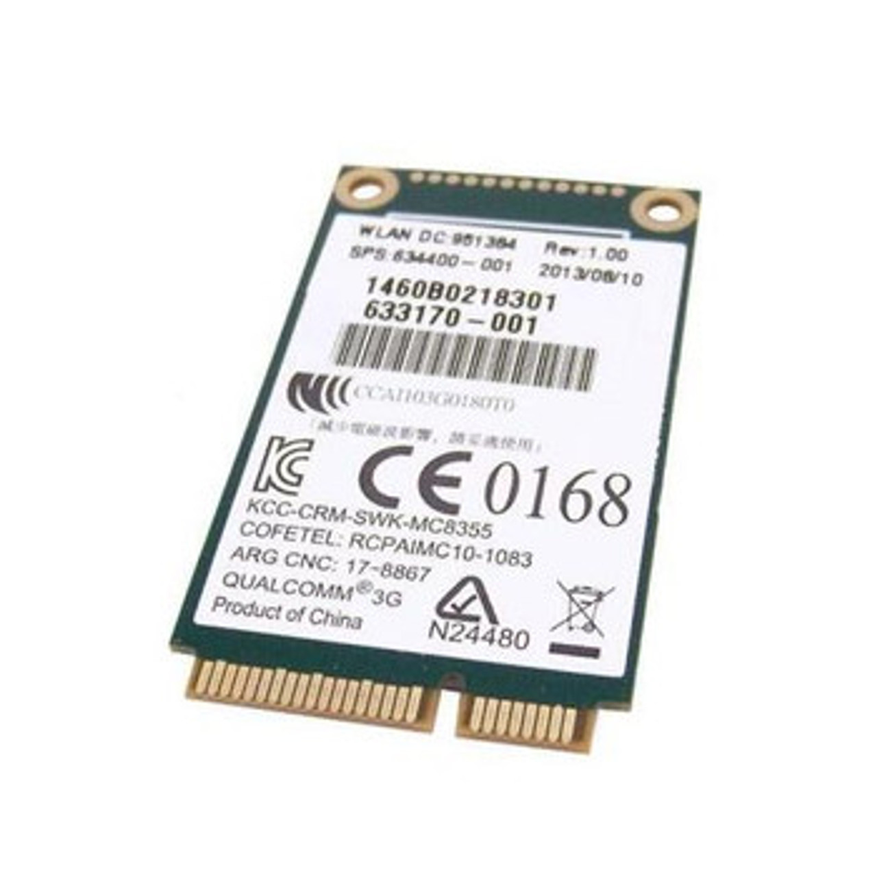 633170-001 | Hp | Mobile Broadband Module Mini Wireless Card