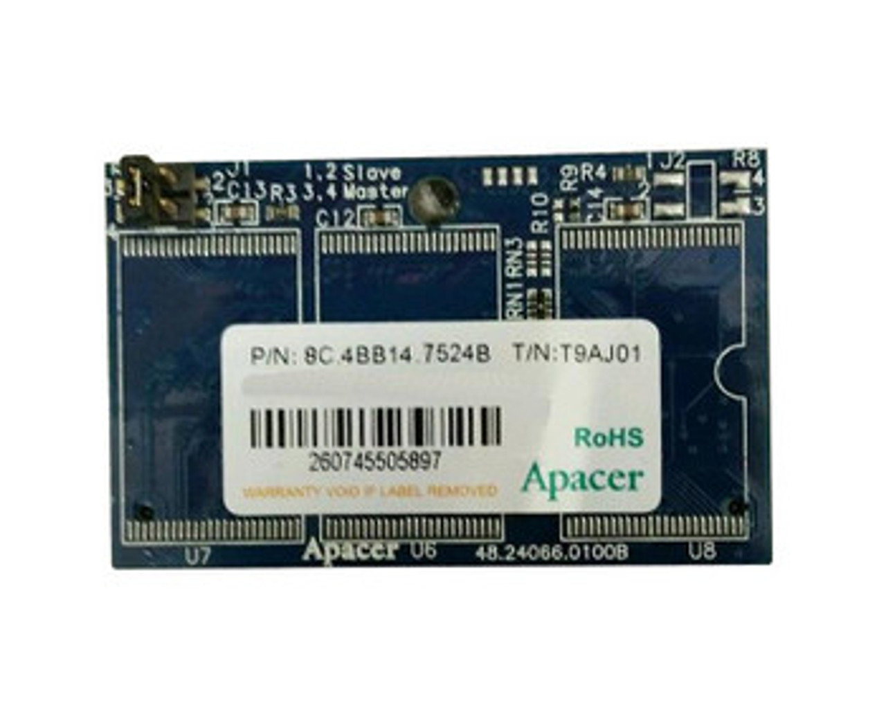 8C-4BB14-7254B | APACER | 512Mb 44-Pin Hf Flash Memory