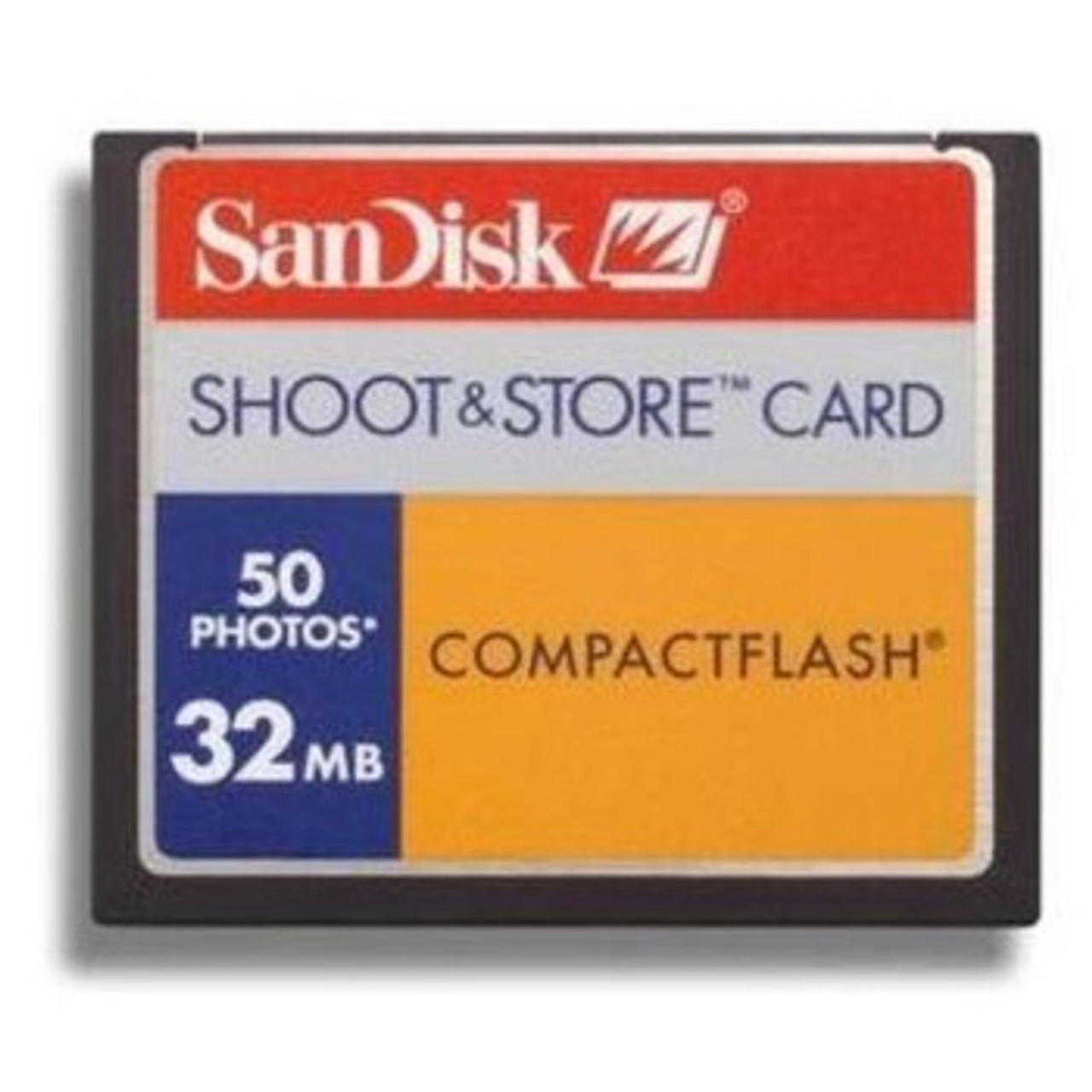 SDCFS-32-A10 | Sandisk | Shoot & Store 32Mb Compactflash (Cf) Memory Card