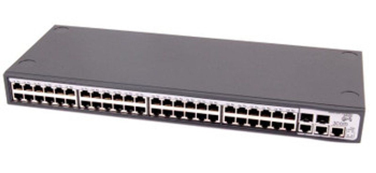 3CBLSF50H | 3COM | Baseline 2250 Plus Switch 2 X Sfp (Mini-Gbic) Shared 48 X 10/100Base-Tx Lan 2 X 10/100/1000Base-T Uplink