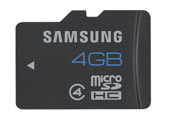 MBMS4GBAM | SAMSUNG | Standard 4Gb Class 4 MICROsdhc Flash Memory Card