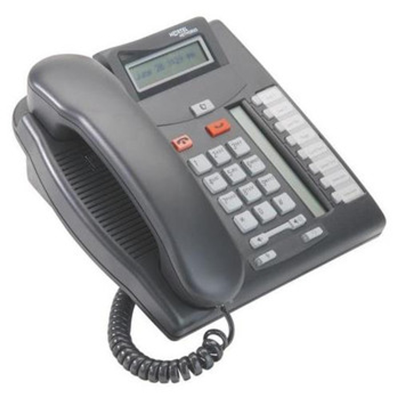T7208 | NORTEL | Business Phone 6 X Phone Line(S) 1 X Headset Charcoal PlATInum