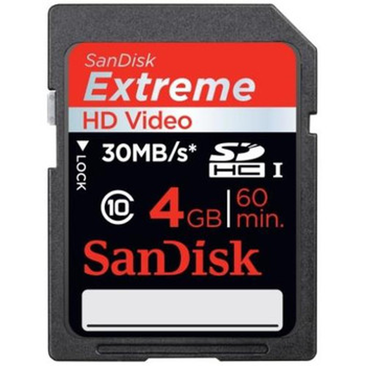 SDSDRX3-4096A21 | Sandisk | Extreme 4Gb Class 10 Sdhc Flash Memory Card