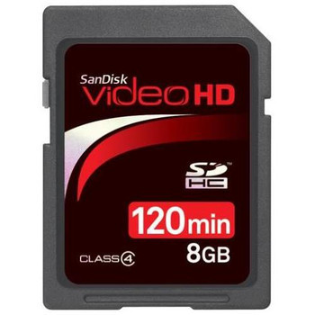 SDSDHV-008G-A15 | Sandisk | 8Gb Video Hd High Capacity Secure Digital Card