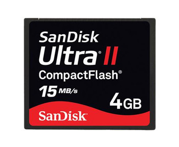 SANMEM087 | SANDISK | Ultra Ii 4Gb Compactflash (Cf) Memory Card