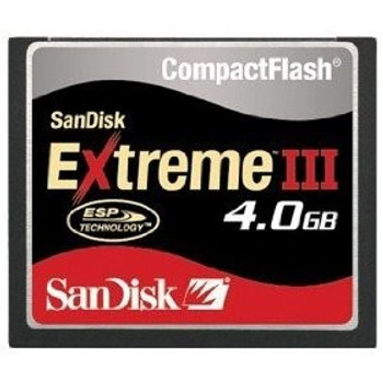 SDCFX3-004G | Sandisk | Extreme Iii 4Gb Compactflash (Cf) Memory Card
