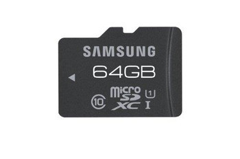 MB-MGAGBA/EU | SAMSUNG | 64Gb Class 10 MICROsdhc Uhs-I Flash Memory Card
