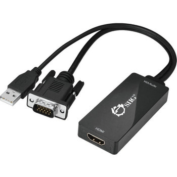 CE-VG0U11-S1 | SIIG | Portable Vga And Usb Audio To Hdmi Portable Converter