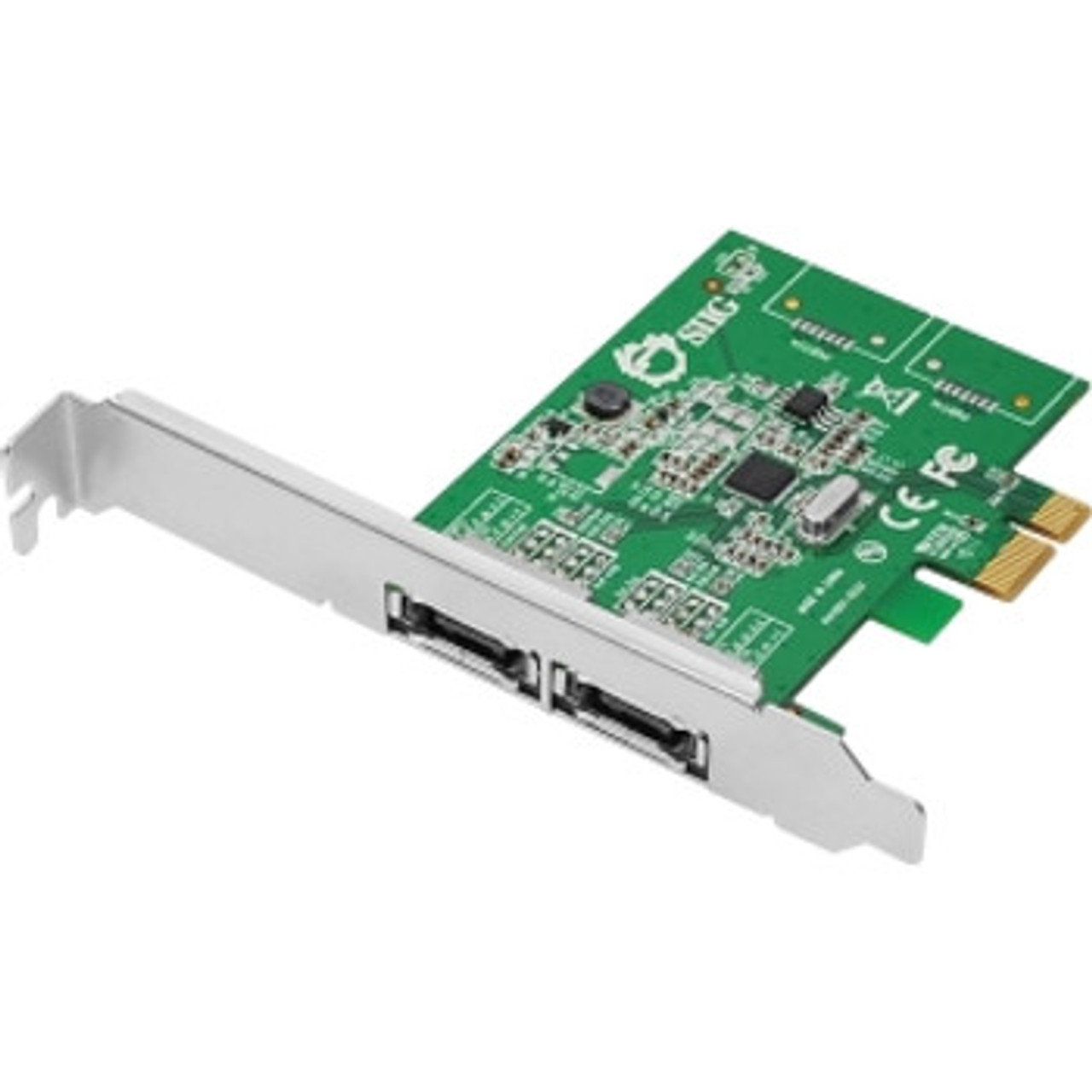 SC-SA0M11-S1 | SIIG | Dp Esata 6Gb/S 2-Port Pcie 2 X 7-Pin Serial Ata/600 Serial Ata External Pci Express