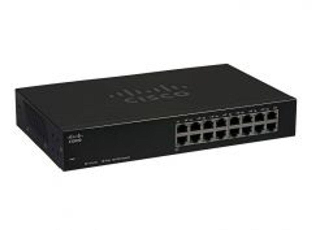 SF110-16 | CISCO | 16-Port X 100Base-Tx Rj-45 Fast Ethernet Unmanaged Rack-Mountable Switch