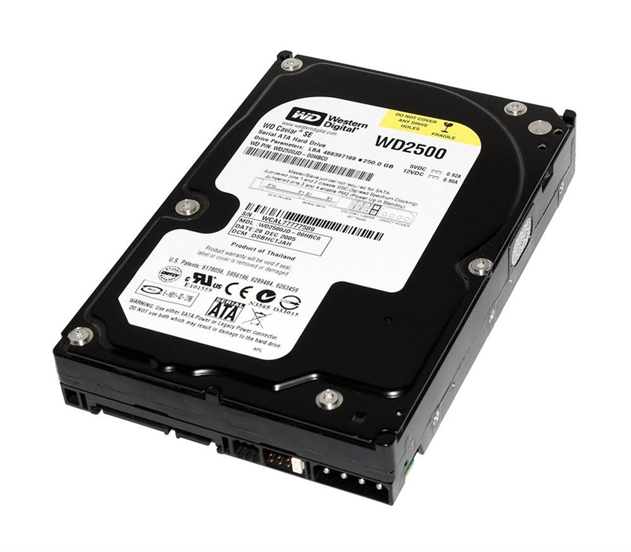WD2500 | Western Digital | Caviar Se 250Gb 7200Rpm Sata 1.5Gbps 3.5-Inch Internal Hard Drive