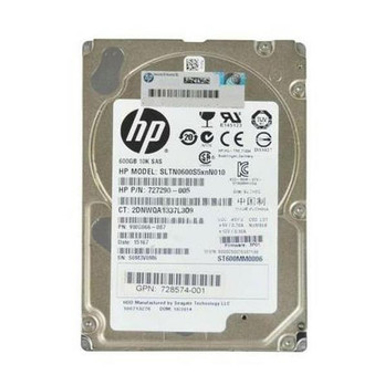 052-0011-001 | HP | 600Gb 10000Rpm Sas 6Gbps 64Mb Cache 2.5-Inch Internal Hard Drive