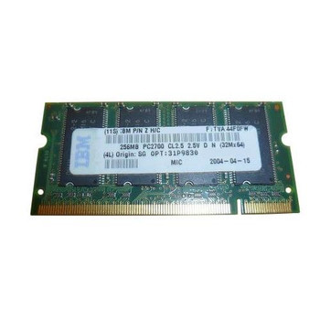31P9830 | Ibm | 256Mb Ddr Sodimm Non Ecc Pc-2700 333Mhz Memory