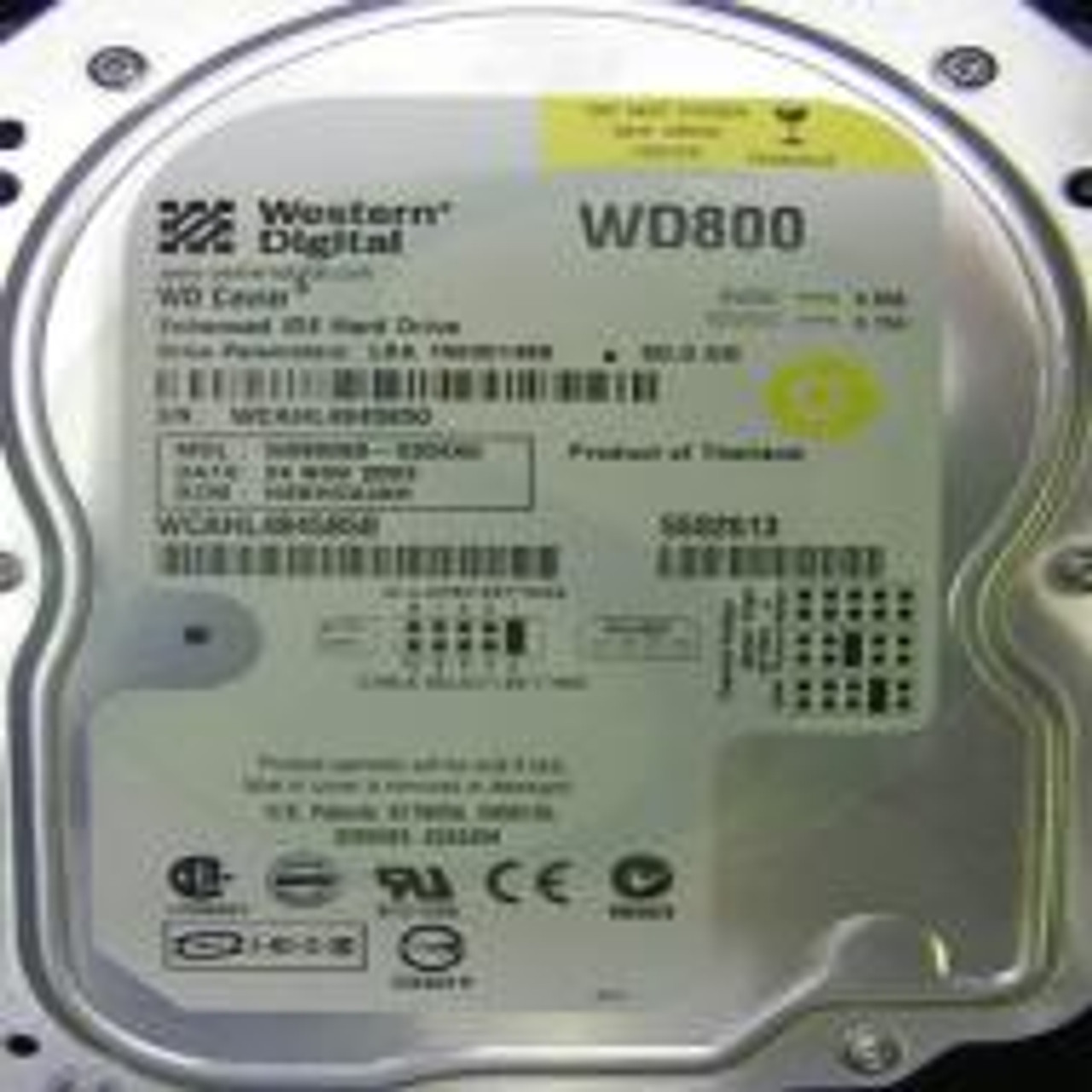 WD800BB | Western Digital |Wd Caviar Blue 80Gb 7200Rpm Ata/Ide 40-Pin 2Mb Cache 3.5" Ha