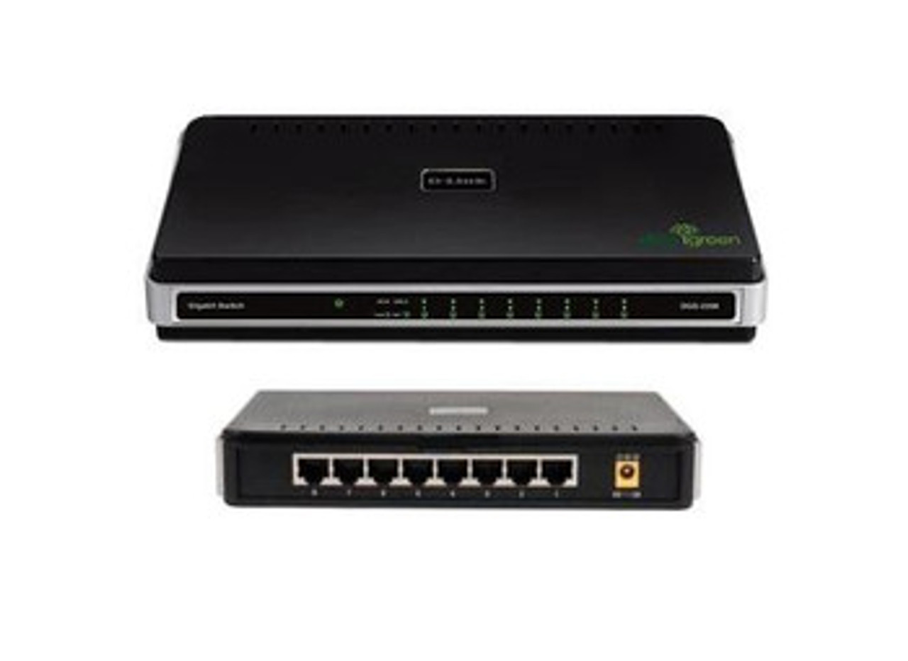 DL15DGS2208D | D LINK |D-LINK Dgs-2208 8-Ports Rj-45 10/100/1000Base-T 2Gbps Full-Duplex Gigabit Ethernet Desktop Switch