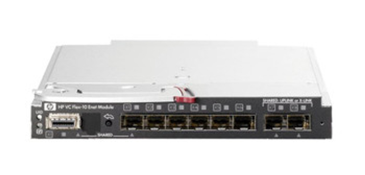 455882-504 | Hp | Virtual Connect Flex-10 8-Ports Sfp 10Gbps Gigabit Ethernet Module For C-Class Bladesystem