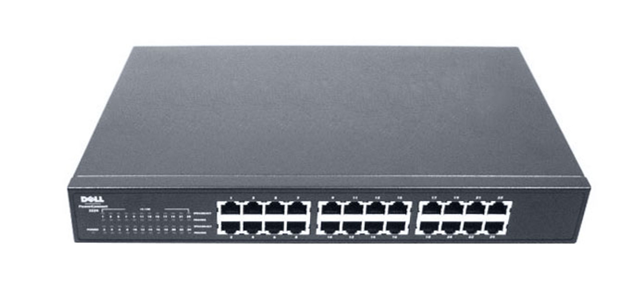 T4270 | DELL | PowerconNECt 2224 24-Ports 10/100 Fast Ethernet Network Switch (Refurbished)