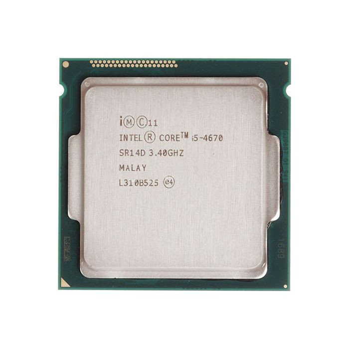 SR14D | Intel | Core I5-4670 Quad Core 3.40Ghz 5.00Gt/S Dmi2 6Mb L3 Cache Socket Lga1150 Desktop Processor
