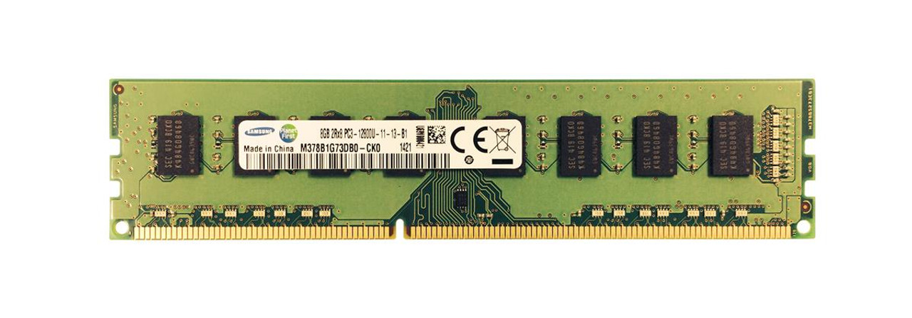 M378B1G73DB0-CK0 | Samsung | 8Gb Pc3-12800 Ddr3-1600Mhz Non-Ecc Unbuffered Cl11 240-Pin Dimm Dual Rank Memory Module