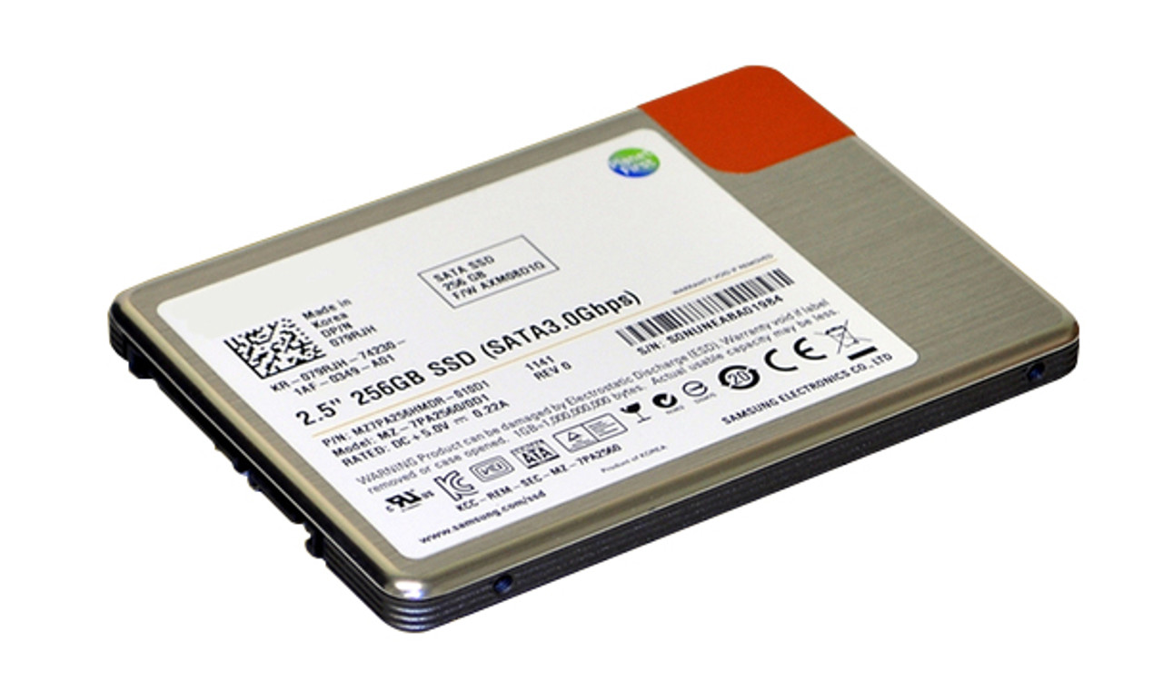 79RJH | Dell | 256Gb Mlc Sata 3Gbps 2.5-Inch Internal Solid State Drive (Ssd)