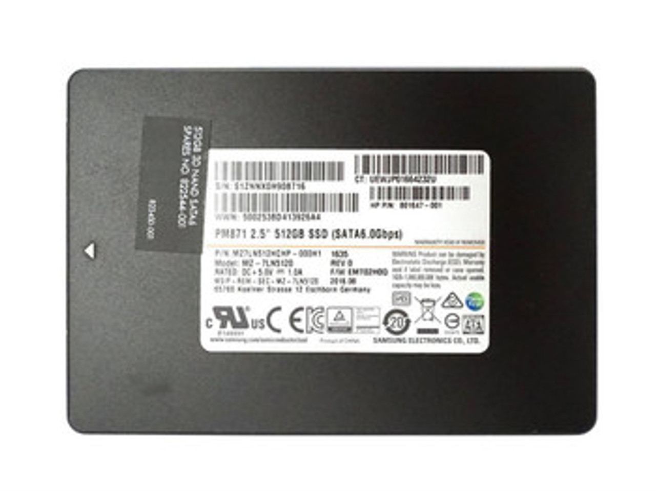 2VC58AV | HP | 256Gb Tlc Sata 6Gbps 2.5-Inch Internal Solid State Drive (Ssd) With Caddy