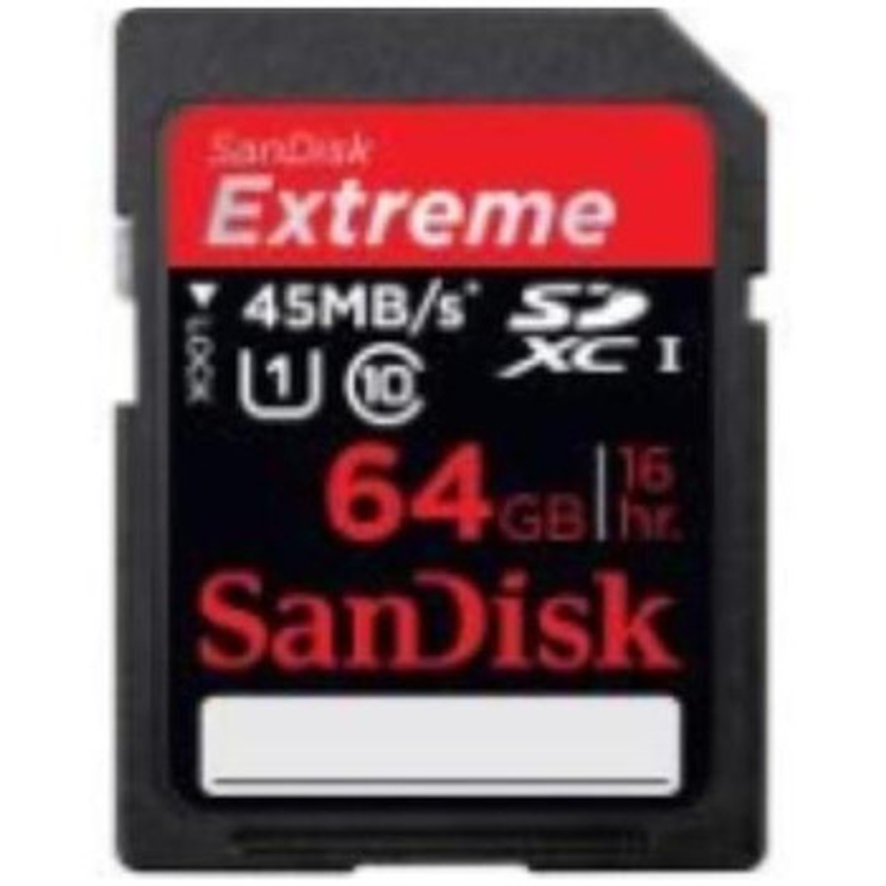 SDSDXNE-064G-GNCIN | Sandisk | Extreme 64Gb Class 10 Sdxc Uhs-I (U3) Flash Memory Card