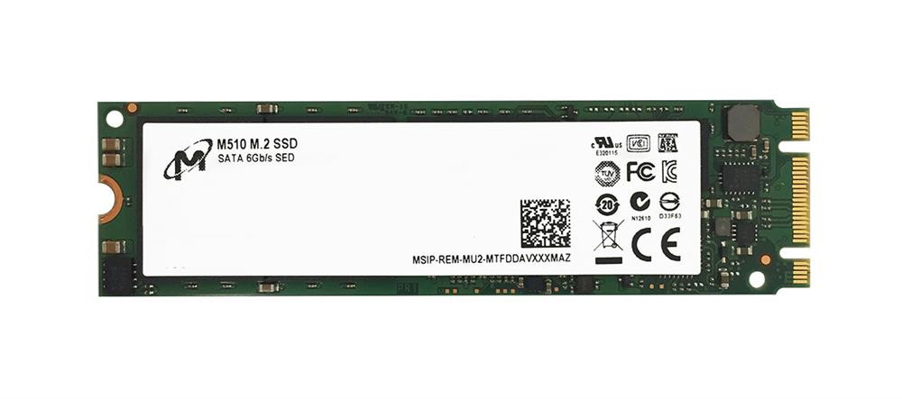 MTFDDAV128MAZ1AE1 | Micron | M510 128Gb Mlc Sata 6Gbps M.2 2280 Internal Solid State Drive (Ssd)