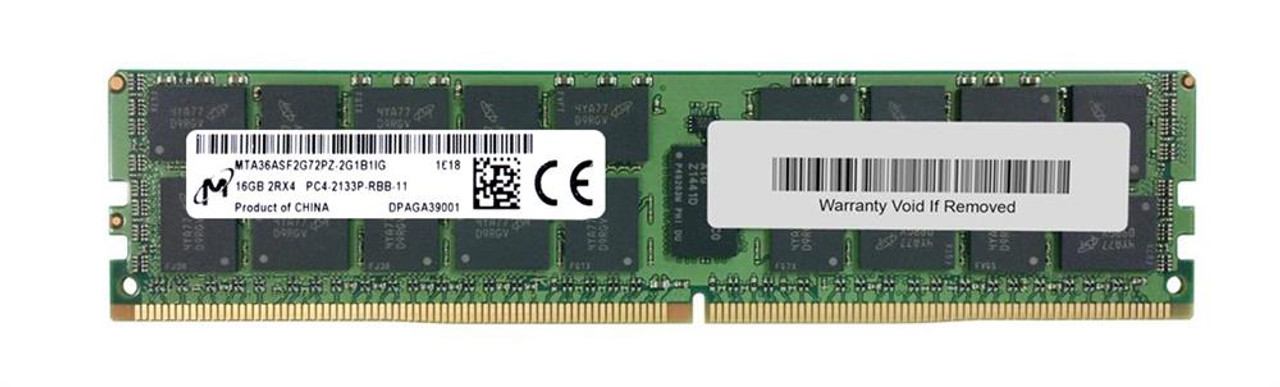 MTA36ASF2G72PZ-2G1B1IG | Micron | 16Gb Pc4-17000 Ddr4-2133Mhz Registered Ecc Cl15 288-Pin Dimm 1.2V Dual Rank Memory Module