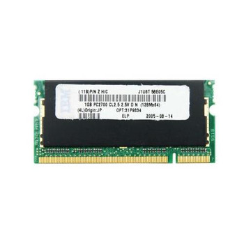 31P9834 | Ibm | 1Gb Ddr Sodimm Non Ecc Pc-2700 333Mhz Memory
