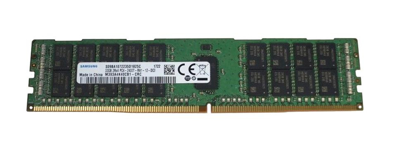 M393A4K40CB1-CRC | Samsung | 32Gb Pc4-19200 Ddr4-2400Mhz Registered Ecc Cl17 288-Pin Dimm 1.2V Dual Rank Memory Module