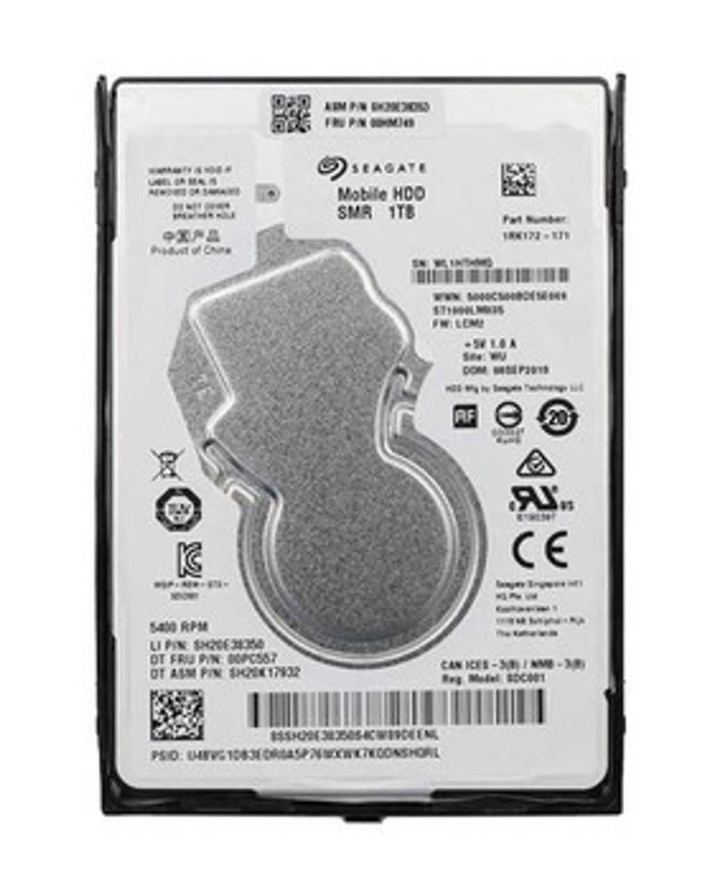 00HM749 | LENOVO | 1Tb 5400Rpm Sata 6Gbps 128Mb Cache 2.5-Inch Internal Hard Drive