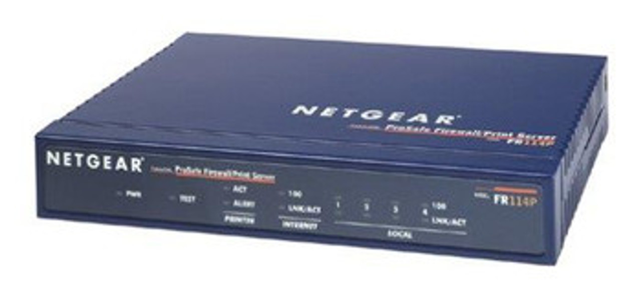 FR114P | NETGEAR | Cable/ Dsl Prosafe Firewall Router/ Print Server