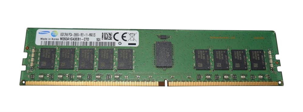 M393A1G43EB1-CTD | Samsung | 8Gb Pc4-21300 Ddr4-2666Mhz Registered Ecc Cl19 288-Pin Dimm 1.2V Dual Rank Memory Module