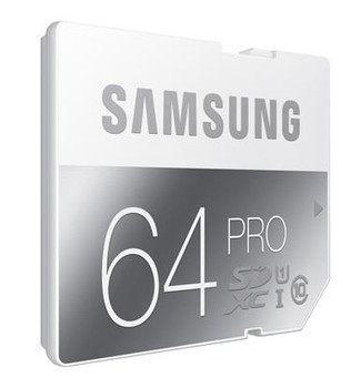 MBSG64DAM | SAMSUNG | Pro 64Gb Class 10 Sdxc Uhs-I Flash Memory Card