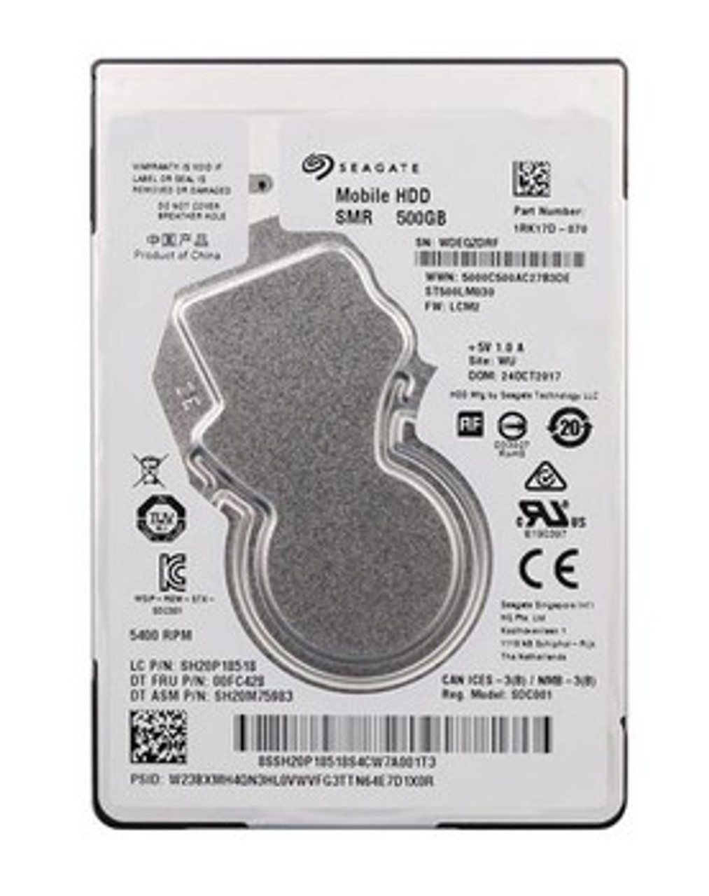 01FR401 | LENOVO | 500Gb 5400Rpm Sata 6Gbps 128Mb Cache (512E) 2.5-Inch Internal Hard Drive