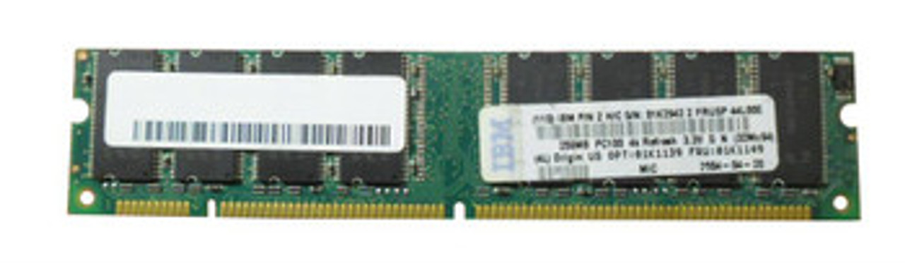 01K2942 | IBM | 256Mb Sdram Non Ecc Pc-133 133Mhz Memory