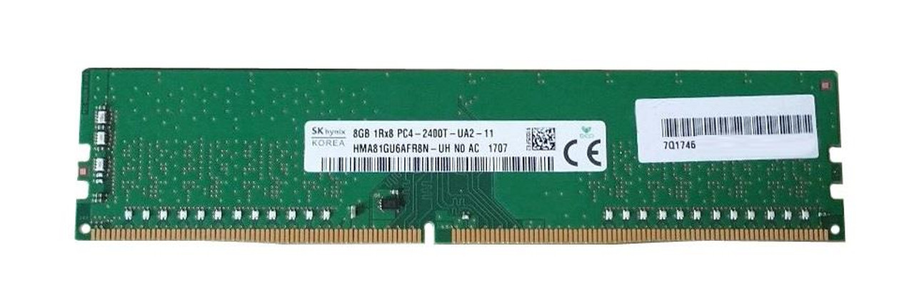 HMA81GU6AFR8N-UHN0 | Hynix | 8Gb Pc4-19200 Ddr4-2400Mhz Non-Ecc Unbuffered Cl17 288-Pin Dimm 1.2V Single Rank Memory Module