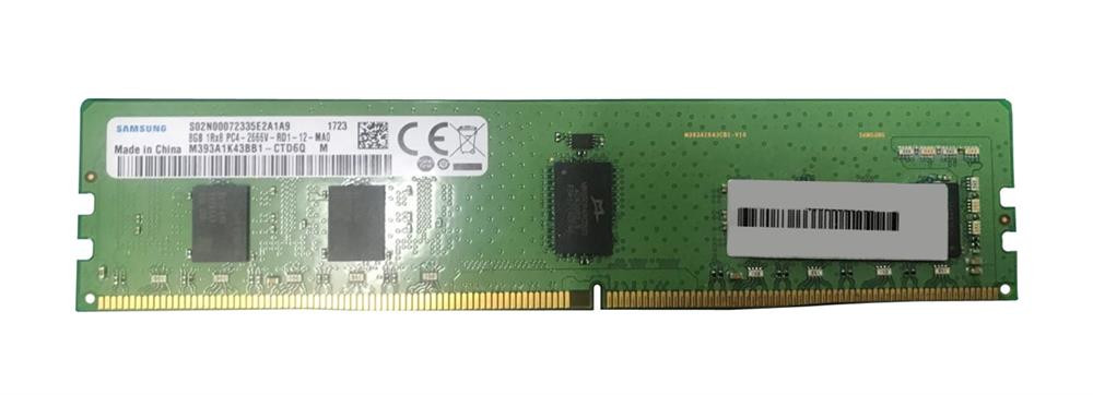 M393A1K43BB1-CTD | Samsung | 8Gb Pc4-21300 Ddr4-2666Mhz Registered Ecc Cl19 288-Pin Dimm 1.2V Single Rank Memory Module