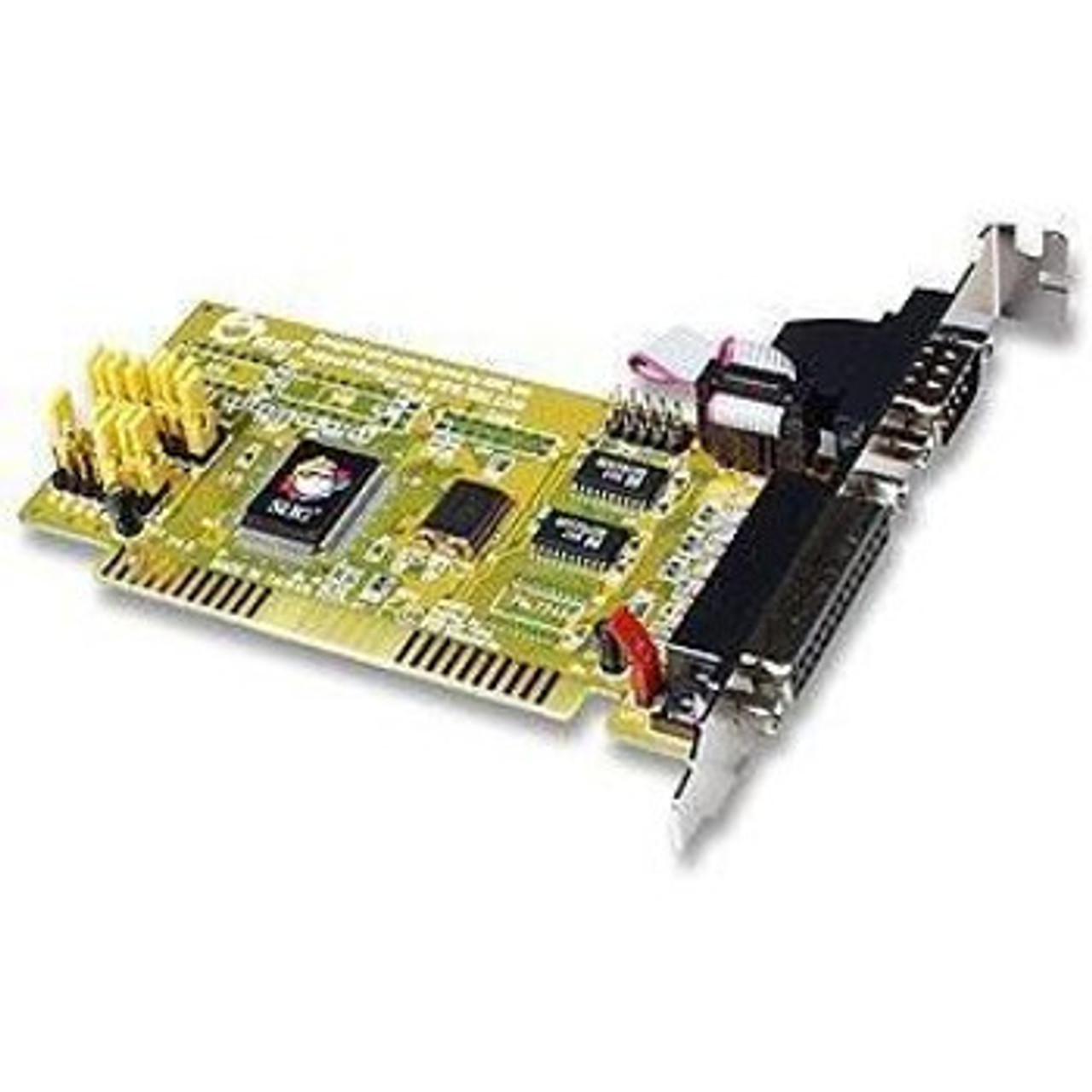 JJ-A21012 | SIIG | Io1809 Serial/Parallel Combo Adapter 2 X 9-Pin Db-9 Male Rs-232 Serial 1 X 25-Pin Db-25 Female Ieee 1284 Parallel