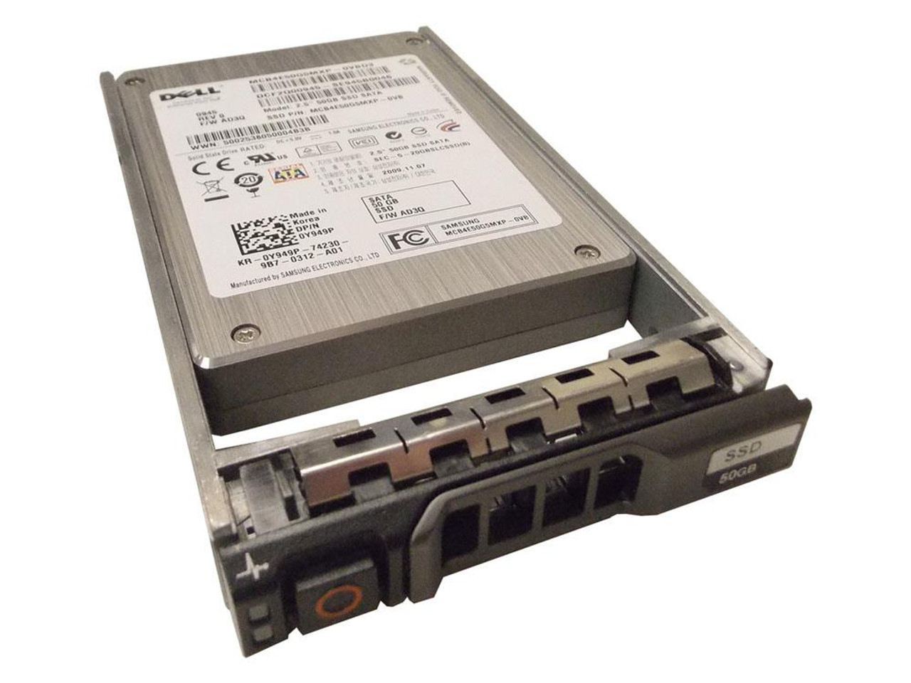 Y949P | Dell | 50Gb Slc Sata 3Gbps 2.5-Inch Internal Solid State Drive (Ssd)