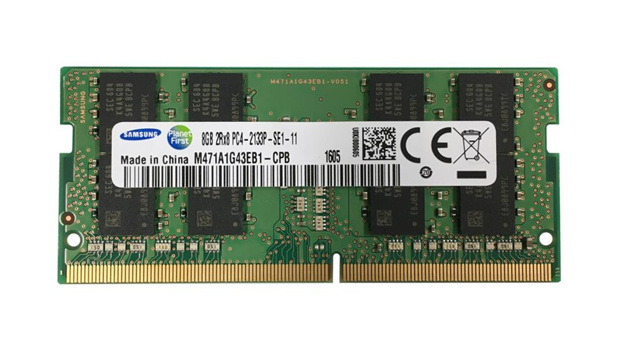 M471A1G43EB1-CPB | Samsung | 8Gb Pc4-17000 Ddr4-2133Mhz Non-Ecc Unbuffered Cl15 260-Pin Sodimm 1.2V Dual Rank Memory Module M471A1G43EB1-CPB | Samsung | 8Gb Pc4-17000 Ddr4-2133Mhz Non-Ecc Unbuffered Cl15 260-Pin Sodimm 1.2V Dual Rank Memory Module