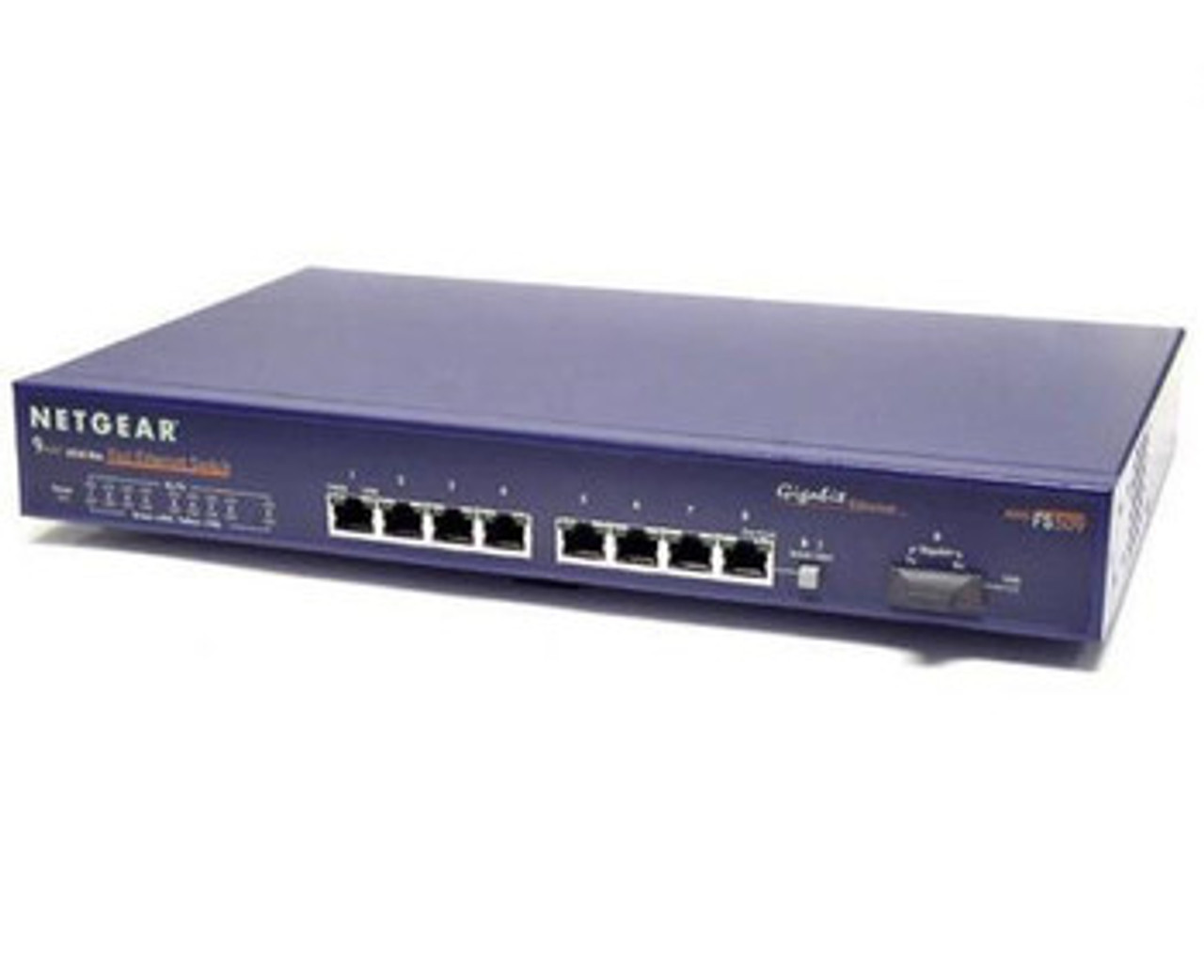 FS509 | NETGEAR | 9-Port Rj-45 Fast Ethernet Switch With Gigabit Uplink