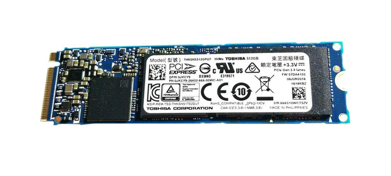 THNSN5512GPU7 | Toshiba | Xg3 Series 512Gb Mlc Pci Express 3.0 X4 Nvme (Tcg Pyrite) M.2 2280 Internal Solid State Drive (Ssd)