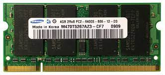 M470T5267AZ3-CF7 | Cisco |Samsung 4Gb Pc2-6400 Ddr2-800Mhz Non-Ecc Unbuffered Cl6 200-Pin Sodimm Dual Rank Memory Module