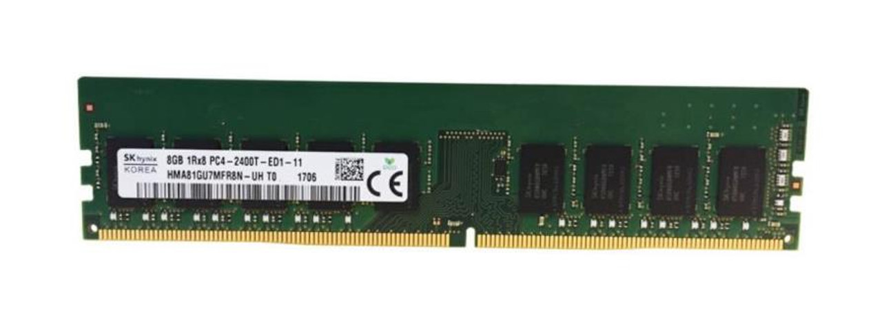 HMA81GU7MFR8N-UHT0 | Hynix | 8Gb Pc4-19200 Ddr4-2400Mhz Ecc Unbuffered Cl17 288-Pin Dimm 1.2V Single Rank Memory Module HMA81GU7MFR8N-UHT0 | Hynix | 8Gb Pc4-19200 Ddr4-2400Mhz Ecc Unbuffered Cl17 288-Pin Dimm 1.2V Single Rank Memory Module