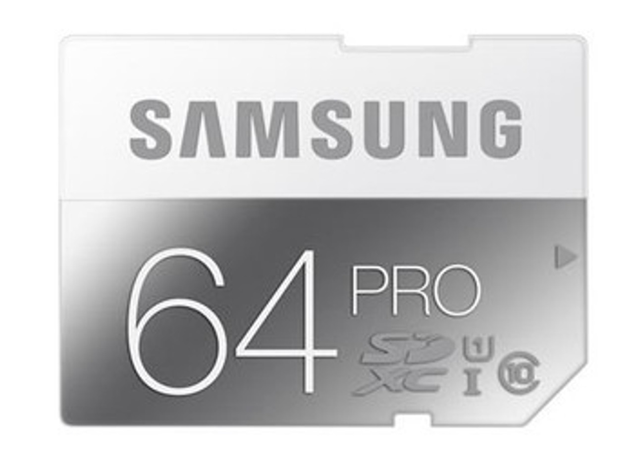 MB-MG64DA/AM | SAMSUNG | Pro 64Gb Class 10 MICROsdxc Flash Memory Card