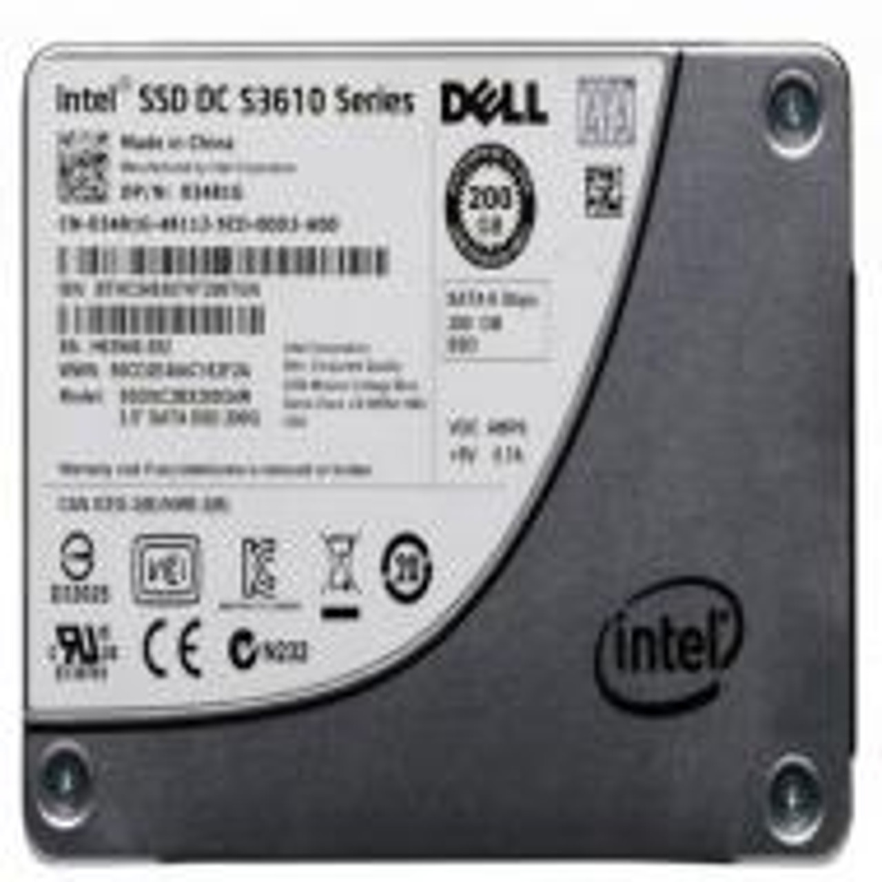 SSDSC2BX200G4R | Intel | 200Gb Mlc Sata 6Gbps 2.5Inch Enterprise Class Dc S3610 Series Solid State Drive (Dual Label/ Dell /  | )