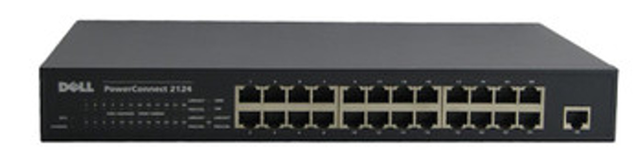 03N347 | DELL | PowerconNECt 2124 24-Ports Fast 10/100Baset + 1-Port 10/100/1000Baset Ethernet Network Switch