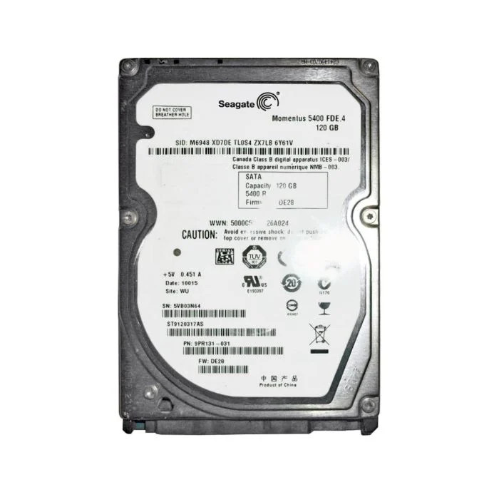 ST9120317AS | Seagate | 120Gb 5400Rpm Sata 3Gb/S 2.5-Inch Hard Drive